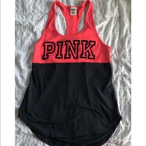 Pink Victoria’s Secret Razorback Workout Tank